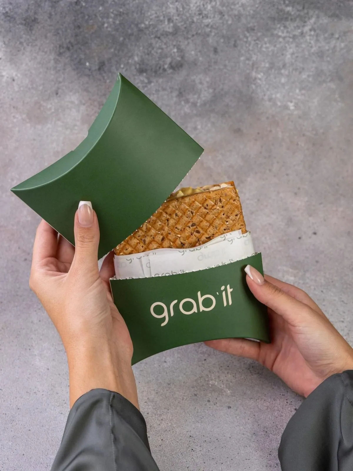 Grab’It, a wrap in its sleeve