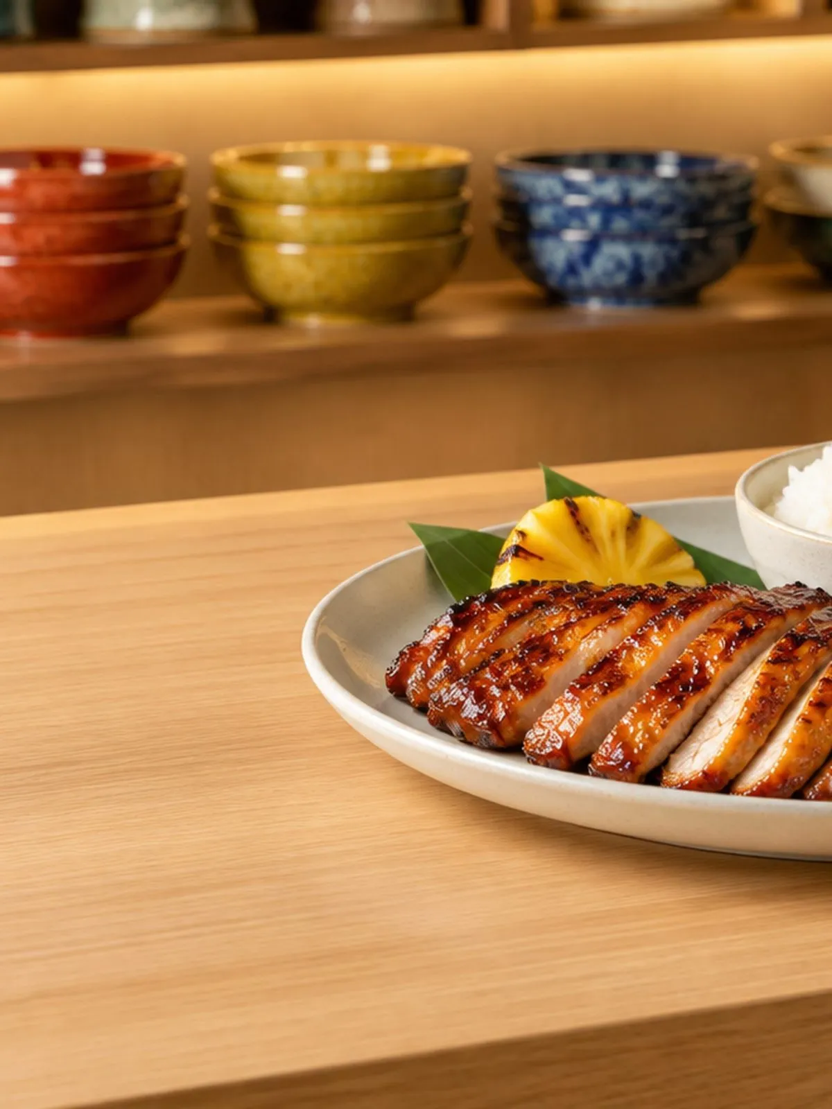 Huli huli grilled chicken at El Ta’koy