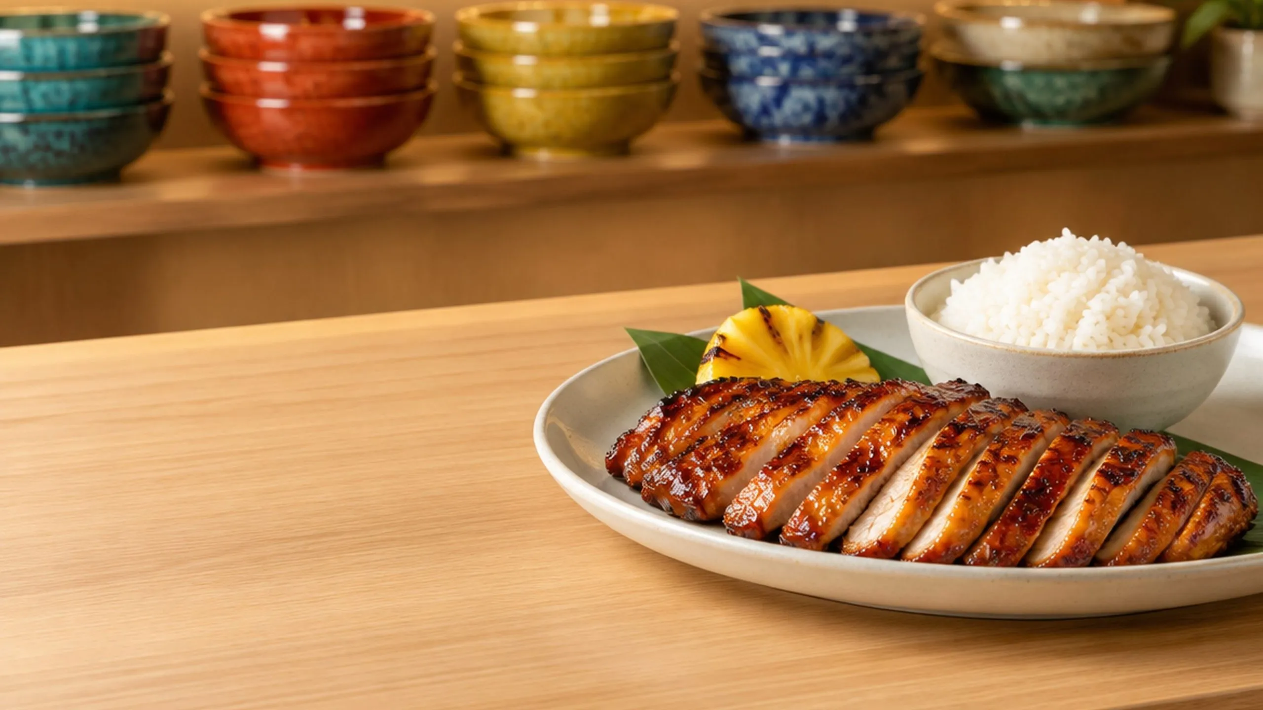 Huli huli grilled chicken at El Ta’koy